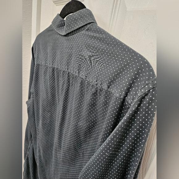 Ted Baker London Green Polka Dot Button Down Shirt - Picture 8 of 12